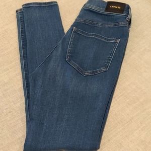 Express high waist skinny jeans